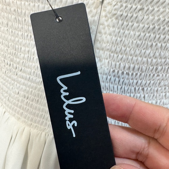 Lulus My Dream Date Off the Shoulder Mini Dress White - Picture 8 of 12